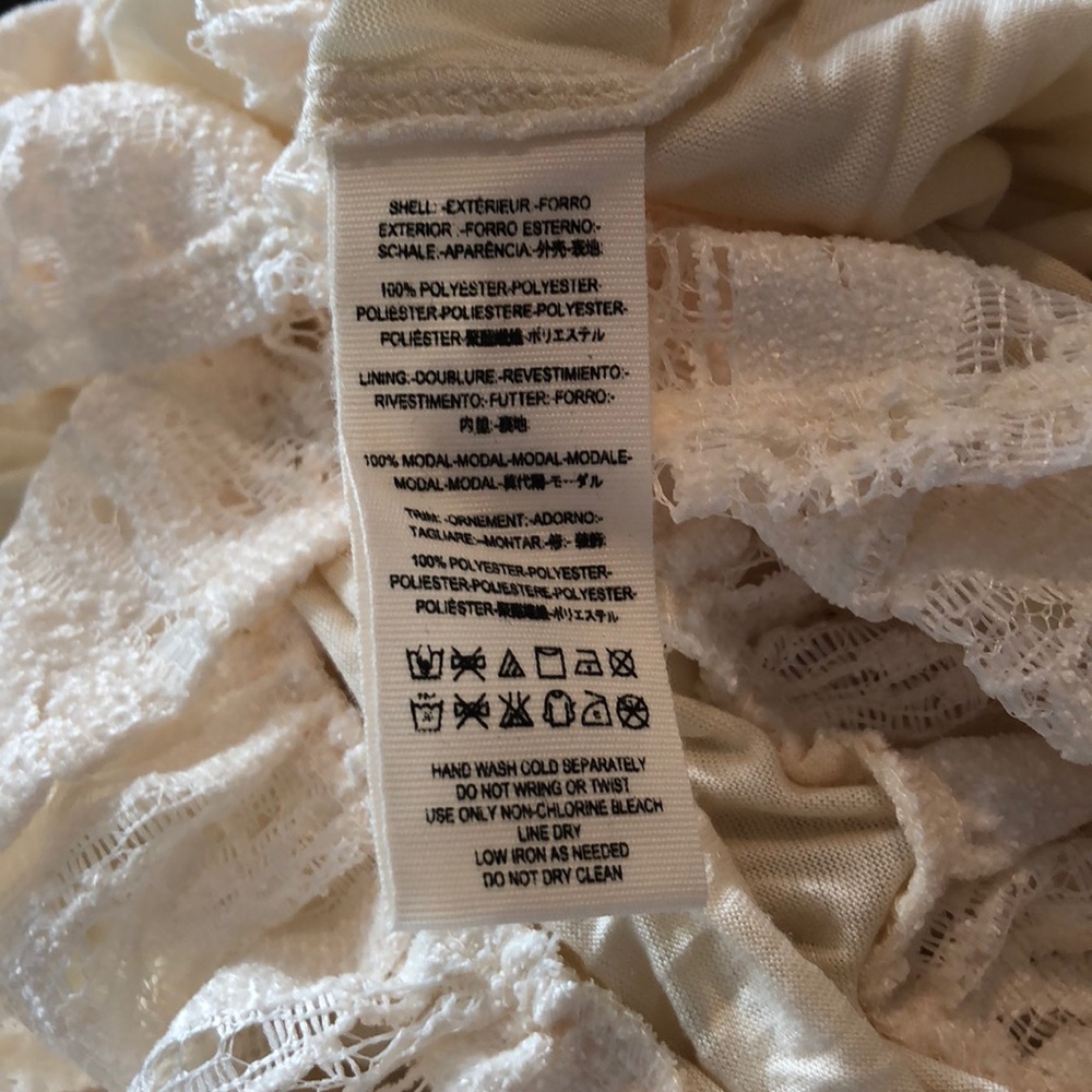 NWT Free People Lace Baby Doll Dress - Picture 8 of 8